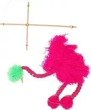 Kisangel Marionette Puppet Plush Animal Design Pull String Ostrich Puppet for and Safe Performance Prop Vibrant Color for