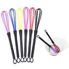 Mini Salon Hairdressing Tool Tint Color Dye Whisk Balloon Whip Mixer Random-ja