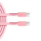 For Galaxy A23/A24/A25 USB-C to Type-C Pink 10ft Long Cable PD Fast Charger Cord