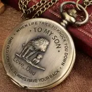 Mens Pocket Watch Birthday Gifts from Unique Gift Idea for Christmas Fathers Day