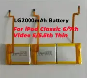 LG 2000mAh Battery for iPod Classic 6 7th 80GB 120GB 160GB Video 5th 30GB Thin