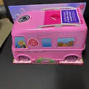 NIB Barbie Bubble Dreamcamper Rolls with Lights & Music Plus Blows Bubbles