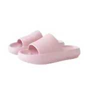 Catzon Womens Feather Recovery Pillow Cloud Slides Sandal-Pink1
