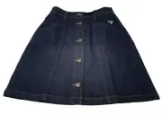 Cath Kidston Rollerskates Embroidered Denim Skirt Size 8 10 15 New Tags