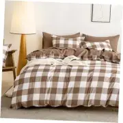 - Gingham Comforter Set, Plaid Buffalo Check Checkered Cottagecore Cute