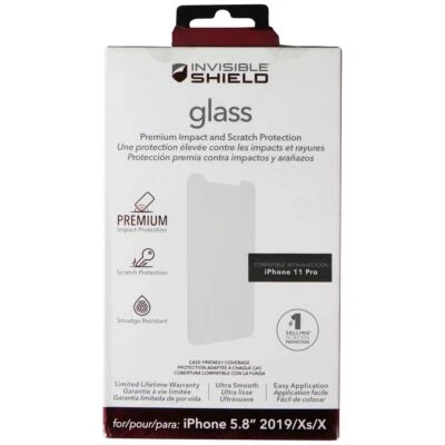ZAGG InvisibleShield (Glass) Screen Protector for Apple iPhone 11 Pro / Xs / X