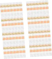 Healvian 4sets Gold Foil Nail Art Foil Wraps Glitter Sequin Nail Sheets DIY Manicure 300sheets 4