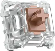 Glorious Gaming 120 x Kailh Mechanical Keyboard Switches (Bronze) - Clicky & Tactile, 50 g Trigger Weight, Speed Switch, 3-Pin Connection, SMD LED Compatible - Kailh Bronze