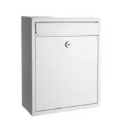 Sandleford White Napoli Wall Mount Letterbox - AUSTRALIA BRAND