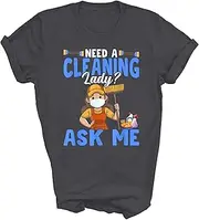 [Generic] Cleaning Lady Housekeeping Housekeeper Cleaner Janitor Custodian Unisex Shirt Gift Women Men