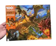 Hinkler Fiery Dragon Children's 100 Piece Jigsaw Puzzle, Brand New Sealed