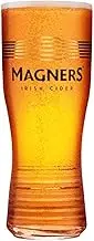 2 x Magners Irish Cider Pint Glass Ridged (2 Glasses)