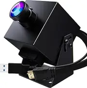 ELP 4K 60fps HDMI Webcam USB3.0 Camera Dual Output Wide Angle 120degree Low Distortion Lightburn_Camera 2X Digital Zoom Webcamera H.264 High Speed USB Security Cameras for Computer TV Monitor