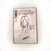Witchblade #40 Dynamic Forces (NM) Signed 2x: Cha, Jenkins (2000) COA: 1594/3000