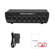 SUCA AUDIO EA7 7Band Preamp Equalizer EQ for Home Power Amplifiers &Audio Mixers