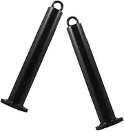 Abaodam 2Pcs Weight Plate Bracket for Fitness Loading Pin Barbell Load Stand for Muscle Training Durable Storage Rack Easy Installation for Home Gym Equipment