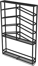 Modern Wall Mounted Wine Rack with Glass Holder for Mini Bar Stylish Liquor Shelf with Kitchen Storage Home Bar Decor for Dining Room Hanging Bar Cabinet