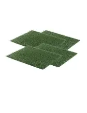 [Paw Mate] 4 Grass Mat 58.5cm x 46cm in Green