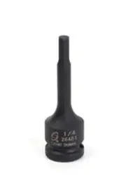 SUNEX 1/2" Dr. 1/4" Hex Impact Socket SUN26481