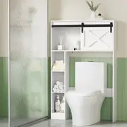 128cm Artiss Bathroom Storage Cabinet Over the Toilet Storage Organiser Laundry Shelf