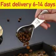 NEW 15ml+30ml Stainless Steel Coffee Powder Spoon Measuring Scoop Portable