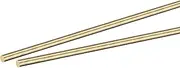 uxcell Brass Rod,Brass Solid Round Rod 3mm Diameter 300mm Length Lathe Bar Stock for RC Model Airplane Helicopter DIY Craft Pack of 2pcs