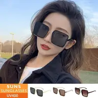 在飛比找PChome24h購物優惠-【SUNS】韓版金邊大框ins韓妞必備墨鏡/太陽眼鏡 抗UV