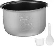 [PAMINGONO] Rice Cooker Insert Aroma Rice Cooker Inner Pot Replacement Cooker Removable Container Sticky Rice Non-Stick Rice Cooker Pot Tiger 10 Cups Brand 5 Cups