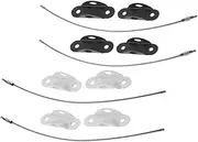 Yardwe 4-Packs Furniture Safety Straps Tip Kit Proofing Furniture Anchors Wall Anchors for Heavy