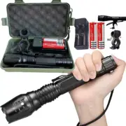 Powerful Super Bright LED Flashlight Rechargeable Hand Torch Lamp Light 5 Modes