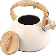 RdjEokf Whistling Tea Kettle, for Stove Top, Food Grade Stainless Steel Tea Pots Camping Coffee Pot, Loud Whistle Kettle, for Gas, Electric, Induction, and Ceramic Stovetops