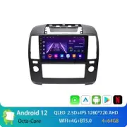 9"4+64 Android 12 Car Stereo Radio for NISSAN NAVARA D40 2006-12 GPS NAVI DSP BT