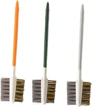 3 Pcs Handle Wire Brush Gas Stove Cleaner Brush Cooktop Cleaning Brush Plumbing Tools Scrubber Mini Tools Kitchen Cooktop Cleaner Stovetop Cleaning Brush Gas Stove Brush Small Set/149