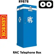RAC Telephone Box kiosk 1:76 OO gauge resin model railway HORNBY Skaledale R9878
