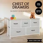 Chest of Drawers Storage Cabinet Dresser Sideboard Buffet 5 Drawer Nursery