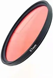 67 58 52 mm Waterproof red Filter(58mm)