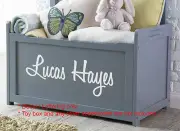 Custom Toy Box Decal Sticker Gloss Permanent Durable Vinyl