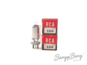 2 Vintage RCA 1U4/1T4/DF91/W17/1K2 Miniature Screened Pentode Audio Vacuum Tube