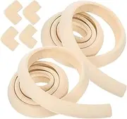 KALLORY 1Set Safety Table Edge Protector Strip Shaped Corner Guards Easy Installation Adhesive Material for Home Safety and Decor