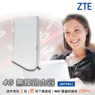 ZTE 中興 4G WiFi連線 多功能無線路由器 MF286 全新品 下載快速 輕巧方便 現貨 廠商直送