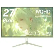 Pixio PX278 Wave Mint Green – 27" WQHD 180Hz Gaming Monitor with Fast IPS Panel