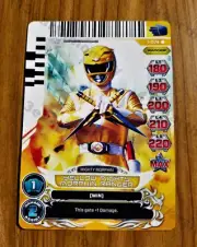 Power Rangers Rise Of Heroes 1-074 Yellow Mighty Morphin Ranger