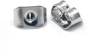[Bedazzlinbeads] Bulk Wholesale Lot of 500 Surgical 304 Grade Stainless Steel Butterfly Hypo-allergenic Earring Backings for Post Stud Backs