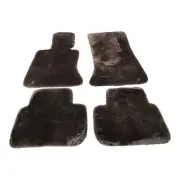 Genuine Lambswool Brown Sheepskin Car Floor Mats for Ferrari Purosangue SUV 2025 (for: Ferrari)