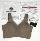 Forlest Hayley W-Support Bra with Back Clasp - Medium - Mocha - NWT