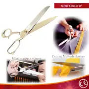 Bdeals 8"" Tailor's Shears Sewing Scissors Stainless Steel
