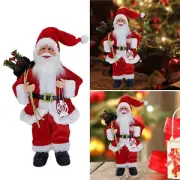 Santa Claus Dolls Sitting Christmas Figurine Holiday Christmas Decorations