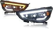 Car Lights Compatible For Mitsubishi ASX Headlight LED Headlamps 2013-2019 DRL Sequential Turn Signal Car Accessories