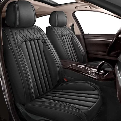 Car Seat Covers Fit for Ford Ranger 2019-2025 Front Set Waterproof Faux Leath...