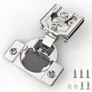 2 Pieces Soft Closing Cabinet Hinges 3/4" Overlay Cabinet Hardware Hinges Nic...